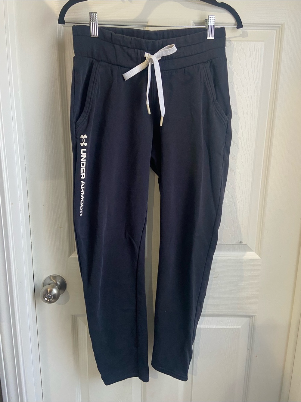 Under Armour Black Joggers with Light Gray Drawcord